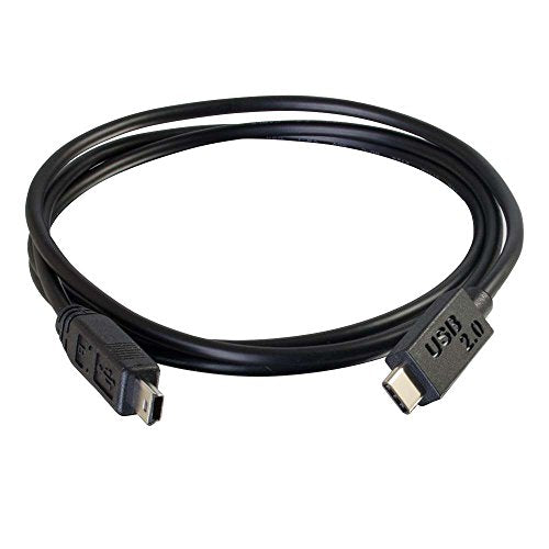 C2G 1m USB 2.0 USB Type C to USB Mini B Cable M/M - USB C Cable Black - USB cable - mini-USB Type B (M) to USB-C (M) - USB 2.0 - 1 m - black