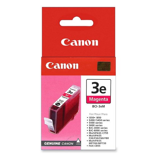 Best Value Canon Multipass Smartbase & Pixma BCI-3eM - magenta red ink cartridge Bci-3