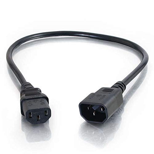 C2G Computer Power Cord Extension - Power extension cable - IEC 60320 C13 to IEC 60320 C14 - AC 250 V - 2 m