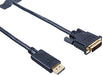 AddOn 6ft DisplayPort to DVI-D Adapter Cable - DisplayPort cable - DisplayPort (M) to DVI-D (M) - 1.82 m - black