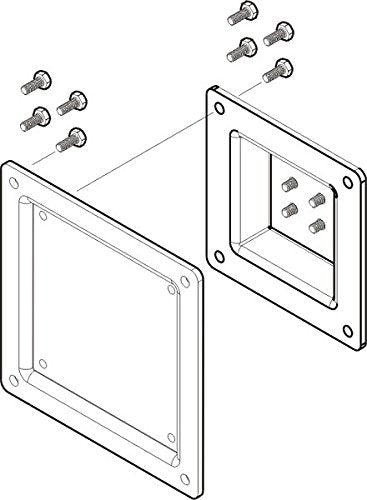 NewStar VESA Conversion Plate from VESA 75x75mm to 100x100mm - Black - Mounting component (adapter plate) for LCD display - black - screen size: 10"-30"