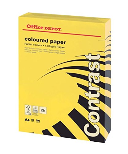 Best Value niceday Paper Intense Yellow A480GR. Office Depot Package 500Sheets