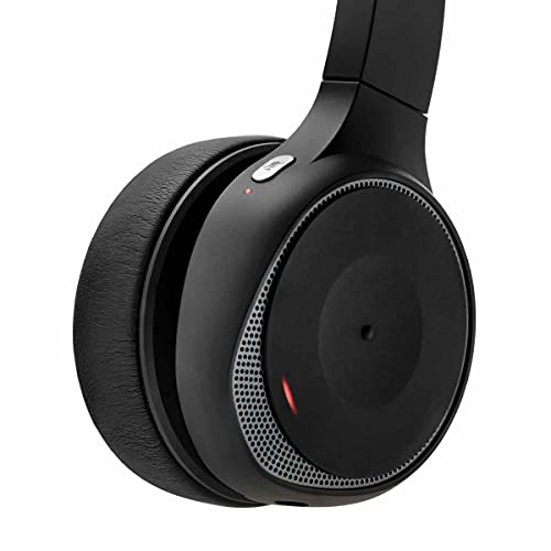 Cisco Headset 730 - Headset - on-ear - Bluetooth - wireless - active noise cancelling - USB, 3.5 mm jack - carbon black