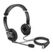 Kensington USB Hi-Fi Headphones with Mic - Headset - on-ear - wired - USB-A - black