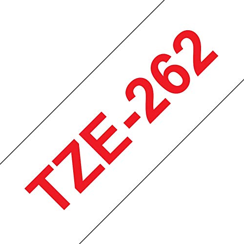 Brother TZe-262 - Red on white - Roll (3.6 cm x 8 m) 1 roll(s) laminated tape - for P-Touch PT-3600, 550, 9200, 9400, 9500, 9600, 9700, 9800, D800, P900, P950