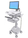 Ergotron StyleView Cart with LCD Arm, LiFe Powered, 2 Drawers - Cart - for LCD display / PC equipment (open architecture) - lockable - aluminium, zinc-plated steel, high-grade plastic - screen size: up to 24" - 40 Ah - lithium