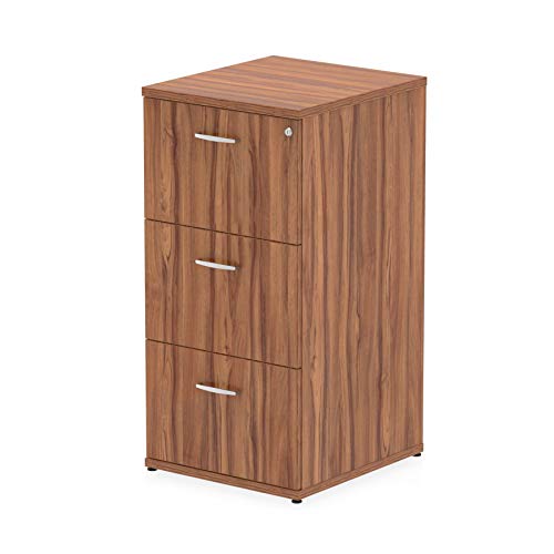 Dynamic Impulse 3 Drawer Filing Cabinet Walnut I000133