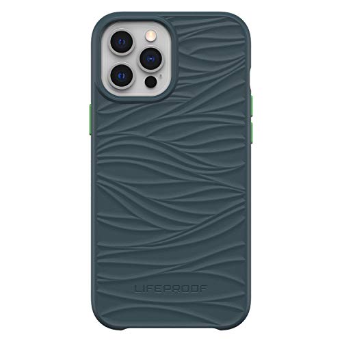 LifeProof WAKE - Back cover for mobile phone - ocean-based recycled plastic - neptune - ultra thin with mellow wave pattern - for Apple iPhone 12 Pro Max