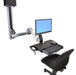 Ergotron 45-261-026 StyleView Sit-Stand Combo Extender