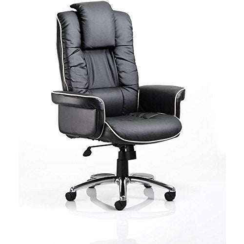 Chelsea Executive Chair Black Soft Bonded Leather