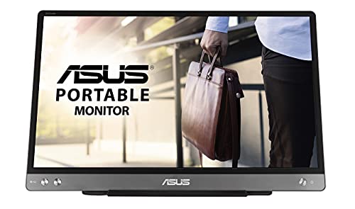 ASUS ZenScreen MB14AC - LED monitor - 14" - portable - 1920 x 1080 Full HD (1080p) - IPS - 250 cd/m - 5 ms - USB-C - dark grey