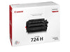 Canon 724H - 3482B002 - 1 x Black - Toner Cartridge - For imageCLASS LBP6780X, iSENSYS LBP6750dn,LBP6780x