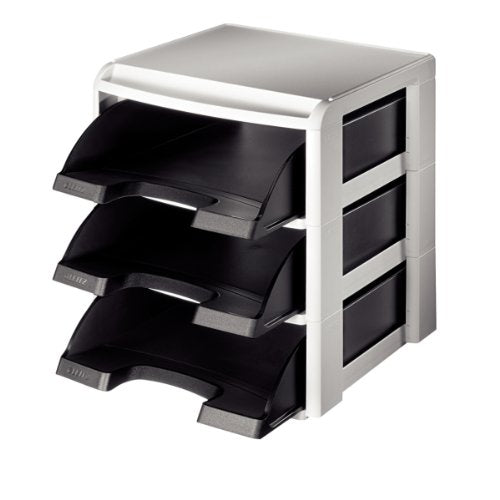 Best Value Leitz A4 Letter Tray Rack, Black, Plus Range, 53270095