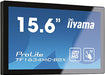 iiyama ProLite TF1634MC-B8X - LED monitor - 15.6" - open frame - touchscreen - 1920 x 1080 Full HD (1080p) @ 60 Hz - IPS - 450 cd/mï¿½ - 700:1 - 25 ms - HDMI, VGA, DisplayPort - black, matte