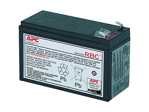 APC Replacement Battery 12V-7AH *** Upgrade to a new UPS with APC TradeUPS and receive discount, don't take the risk with a battery failure ***