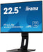 iiyama ProLite XUB2395WSU-B1 - LED monitor - 22.5" - 1920 x 1200 WUXGA @ 75 Hz - IPS - 250 cd/m - 1000:1 - 4 ms - HDMI, VGA, DisplayPort - speakers - black