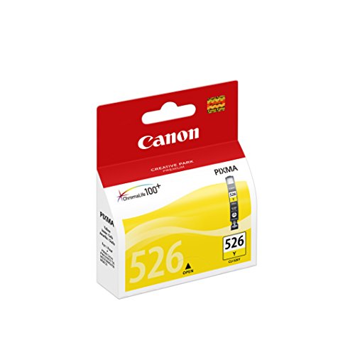 Canon CLI-526 Y - 4543B001 - 1 x Yellow - Ink tank - For PIXMA iP4950,iX6550,MG5250,MG5350,MG6150,MG6250,MG8150,MG8250,MX715,MX885,MX895