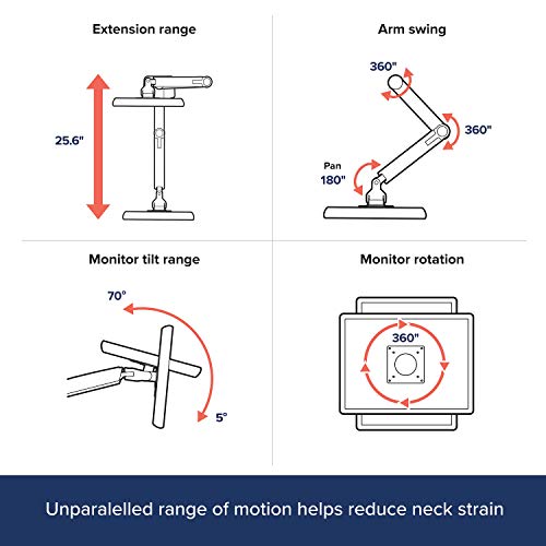 Ergotron LX Dual Stacking Arm - Mounting kit (tray, desk clamp mount, grommet mount, pole, 2 articulating arms, 2 extension brackets) for 2 LCD displays or LCD display and notebook - polished aluminium - screen size: up to 24" - desktop