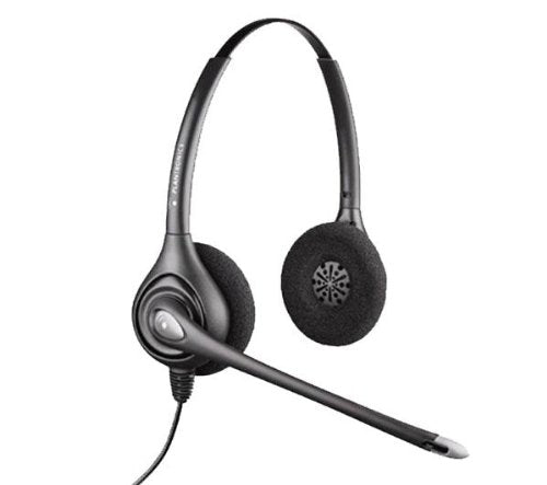 Best Value Plantronics SupraPlus HW261N-DC Dual Channel Headset, Black