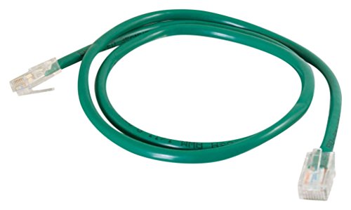 C2G Cat5e Non-Booted Unshielded (UTP) Network Patch Cable - Patch cable - RJ-45 (M) to RJ-45 (M) - 3 m - UTP - CAT 5e - stranded, uniboot - green