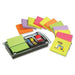 Best Value Post-it Designer Combi Dispenser With 12 Pads Pop-up Notes 76x76mm & 1x25mm Index Sample Pack