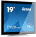 iiyama ProLite T1932MSC-W5AG - LED monitor - 19" - touchscreen - 1280 x 1024 - IPS - 250 cd/m - 1000:1 - 14 ms - HDMI, VGA, DisplayPort - speakers - white