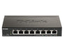 D-Link EasySmart Switch DGS-1100-08P - V2 - switch - smart - 8 x 10/100/1000 (PoE) - desktop - PoE (64 W)