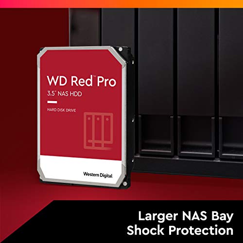 WD Red Pro NAS Hard Drive WD121KFBX - Hard drive - 12 TB - internal - 3.5" - SATA 6Gb/s - 7200 rpm