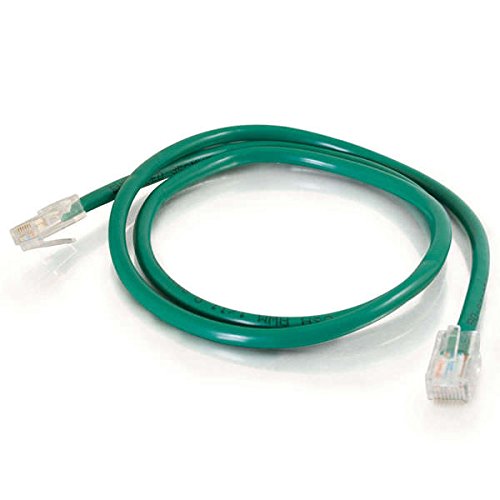 C2G Cat5e Non-Booted Unshielded (UTP) Network Patch Cable - Patch cable - RJ-45 (M) to RJ-45 (M) - 1 m - UTP - CAT 5e - stranded, uniboot - green