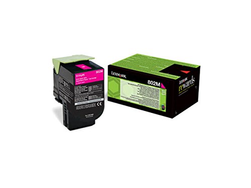 Best Value Lexmark 802m Return Program Toner Cartridge - Magenta