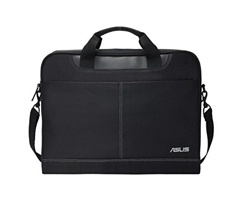 ASUS Nereus 16 Inch Polyester Notebook Black Briefcase with Adjustable and Removable Strap