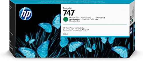 HP 747 - 300 ml - chromatic green - original - DesignJet - ink cartridge - for DesignJet Z9+ PostScript, Z9+dr, Z9+dr PostScript