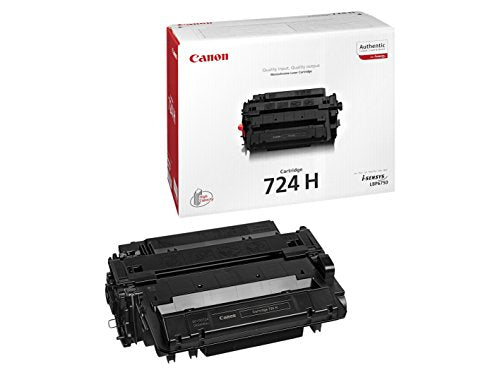 Canon 724H - 3482B002 - 1 x Black - Toner Cartridge - For imageCLASS LBP6780X, iSENSYS LBP6750dn,LBP6780x