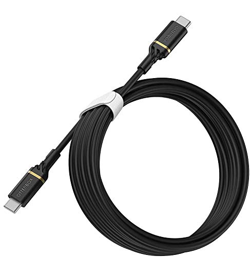 OtterBox Standard - USB cable - USB-C (M) to USB-C (M) - USB 2.0 - 3 A - 3 m - Power Delivery support - black shimmer