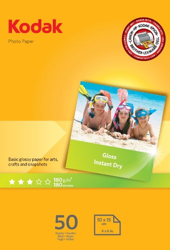 Best Value Kodak A6 180 GSM Photo Gloss