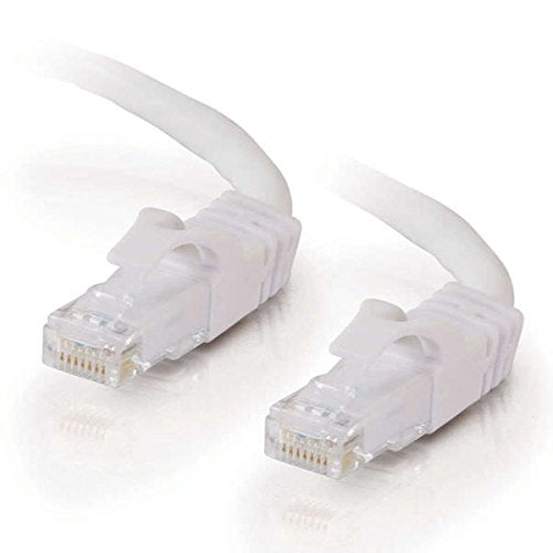 C2G Cat6 Booted Unshielded (UTP) Network Patch Cable - Patch cable - RJ-45 (M) to RJ-45 (M) - 50 cm - UTP - CAT 6 - molded, snagless, stranded - white