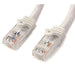 StarTech.com 3m White Gigabit Snagless RJ45 UTP Cat6 Patch Cable - 3 m Patch Cord - Ethernet Patch Cable - RJ45 Male to Male Cat 6 Cable (N6PATC3MWH)