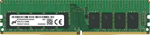 Micron - DDR4 - module - 32 GB - DIMM 288-pin - 3200 MHz / PC4-25600 - CL22 - 1.2 V - unbuffered - ECC