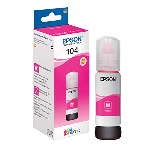 Epson EcoTank 104 - 70 ml - magenta - original - ink tank - for EcoTank ET-2710, 2711, 2712, 2714, 2715, 2720, 2721, 2726, 4700, 4750