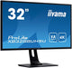 iiyama ProLite XB3288UHSU-B1 - LED monitor - 32" (31.5" viewable) - 3840 x 2160 4K @ 60 Hz - VA - 300 cd/m - 3000:1 - 3 ms - 2xHDMI, DisplayPort - speakers - matte black