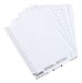 Best Value Rexel 78050 Crystalfile Printable Tab Inserts, Paper, Pack of 50, White