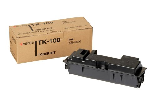 Best Value Kyocera Toner Cartridge TK-100 K - BLACK - 6.000 Pages High Capacity Genuine Premium Printer Toner - 370PU5KW - 370PU5KW - for KM-1500