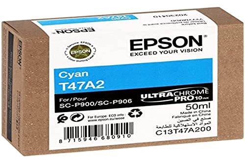 Epson Cyan T47A2 Pro10 Ink Cart 50Ml