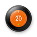 Nest Learning Thermostat 3rd generation - Thermostat - wireless - 802.11b/g/n, Bluetooth 4.0, 802.15.4 - black