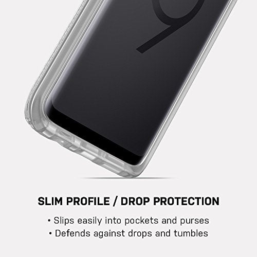 OtterBox Symmetry Series Clear - Back cover for mobile phone - polycarbonate, synthetic rubber - stardust - for Samsung Galaxy S9+