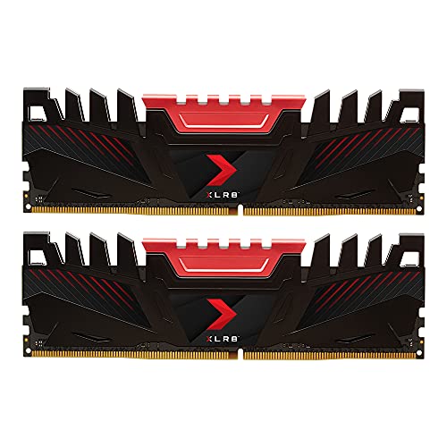 PNY XLR8 - DDR4 - module - 32 GB: 2 x 16 GB - DIMM 288-pin - 3200 MHz / PC4-25600 - CL16 - 1.35 V - unbuffered - non-ECC