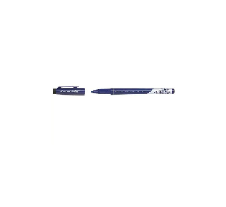 Best Value Pilot FriXion Fineliner Felt Pen 1.3mm Tip Erasable (Black) - Pack of 12