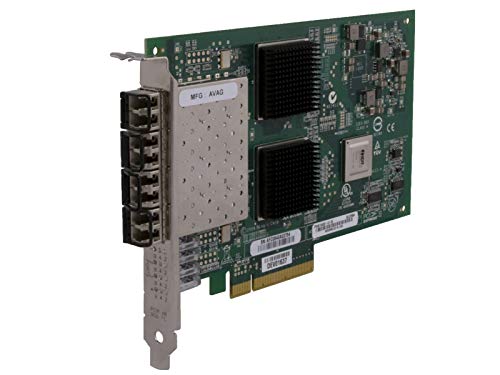 HPE StoreFabric 84Q - Host bus adapter - PCIe 2.0 x4 / PCIe x8 low profile - 8Gb Fibre Channel x 4