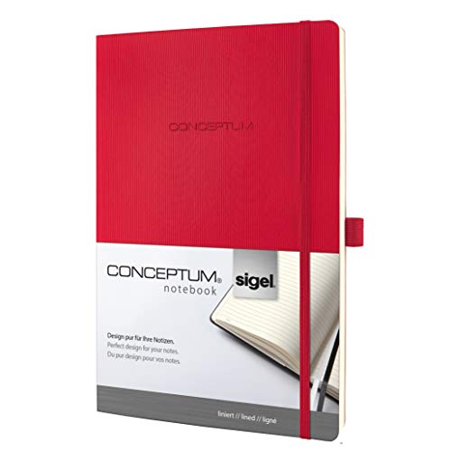 Best Value Sigel CONCEPTUM A4 Lined Softcover Notebook - Red