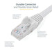 StarTech 100ft White CAT6 Gigabit Ethernet 650MHz 100W PoE RJ45 UTP Network Patch Cable Snagless